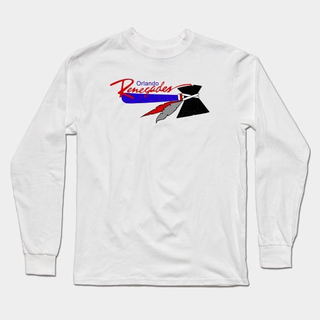 Defunct Orlando Renegades USFL Football 1985 Long Sleeve T-Shirt by LocalZonly